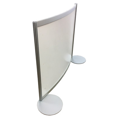 Systemstellwand R8 mit drehbarem Tellerfu